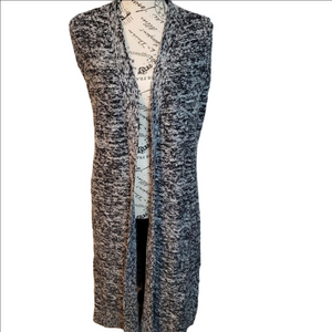 Mossimo Black Brindle Vest Size Small